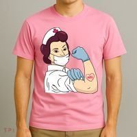 Strong Female Nurse T-Shirt thumb 3