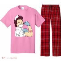 Strong Female Nurse Pajama Set thumb 0