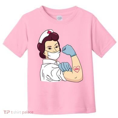 Strong Female Nurse Toddler T-Shirt