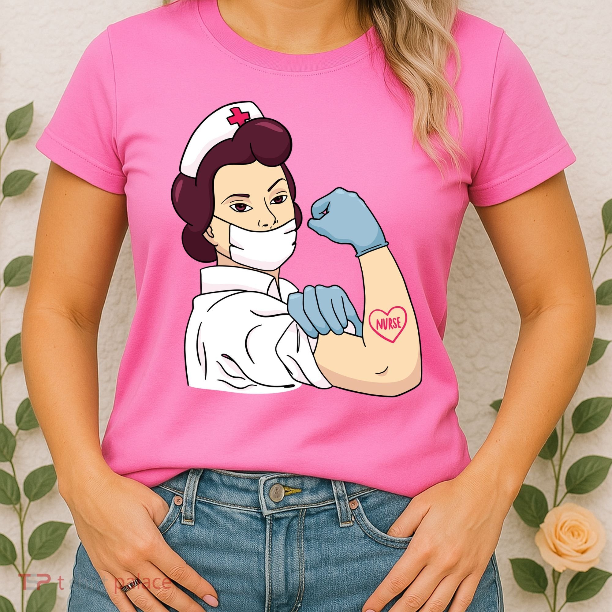 Strong Female Nurse Women's T-Shirt
