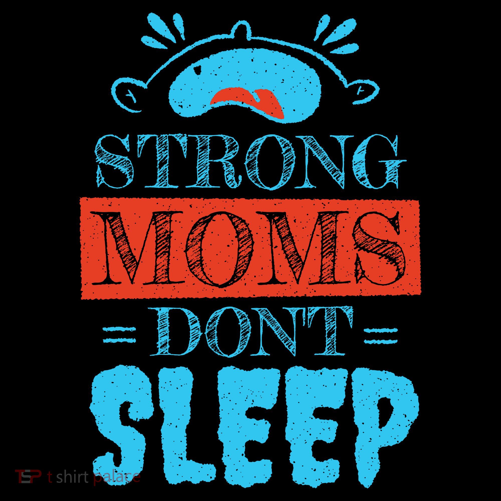 Strong Moms Don't Sleep Ornament