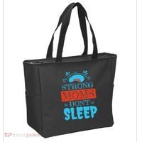 Strong Moms Don't Sleep Tote Bag thumb 2