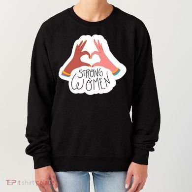 Strong Women Heart Women's Sweatshirt