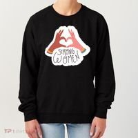 Strong Women Heart Women's Sweatshirt thumb 0