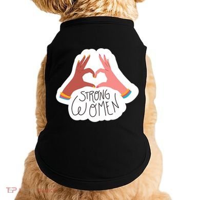 Strong Women Heart Doggie Tank