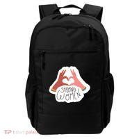 Strong Women Heart Backpack thumb 0
