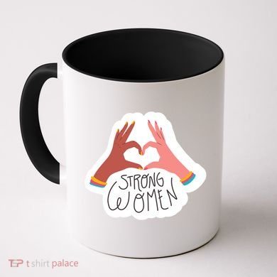 Strong Women Heart Coffee Mug