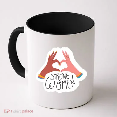 Strong Women Heart Coffee Mug