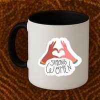 Strong Women Heart Coffee Mug thumb 2