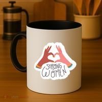 Strong Women Heart Coffee Mug thumb 4