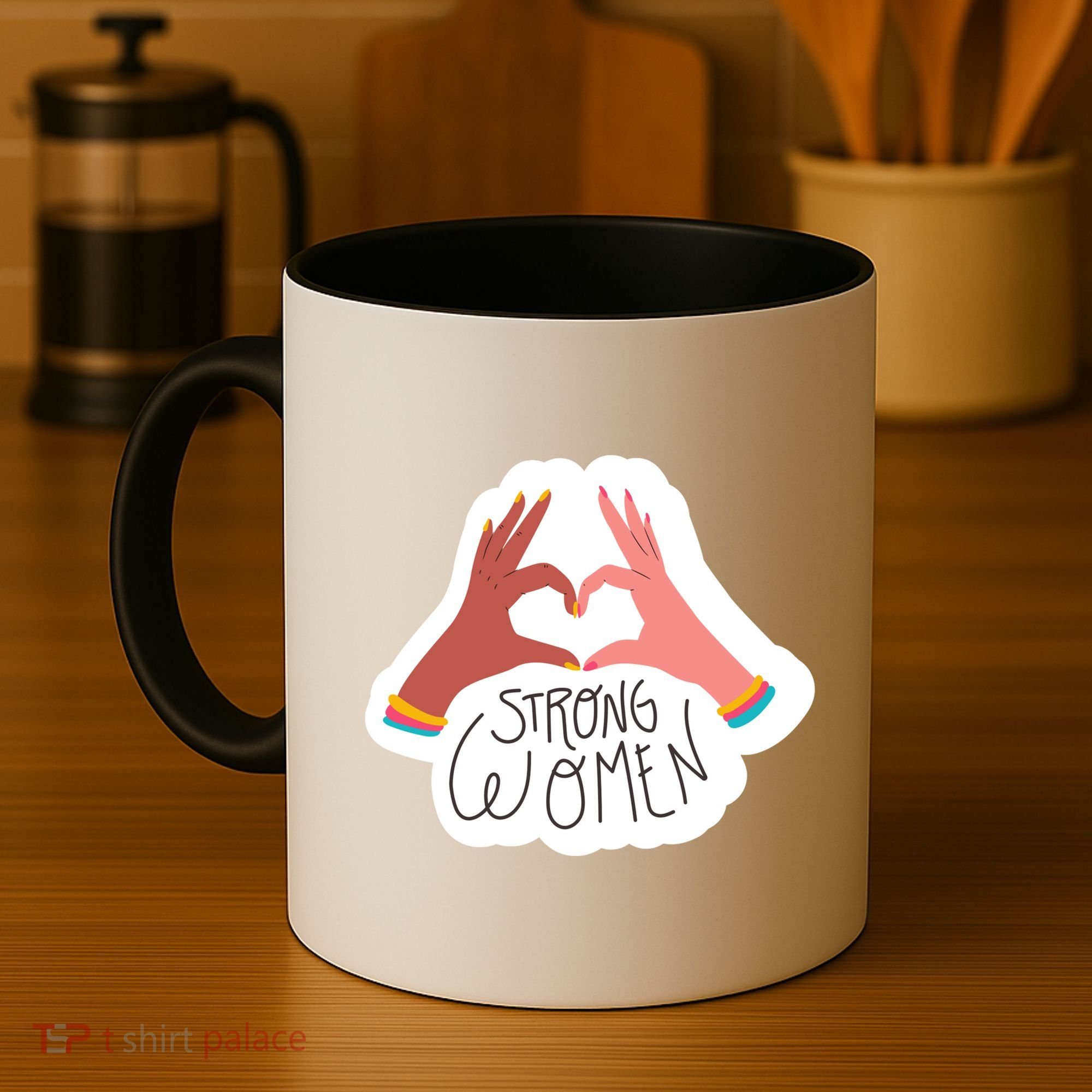 Strong Women Heart Coffee Mug