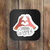 Strong Women Heart Coaster thumb 0