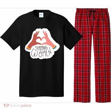 Strong Women Heart Pajama Set