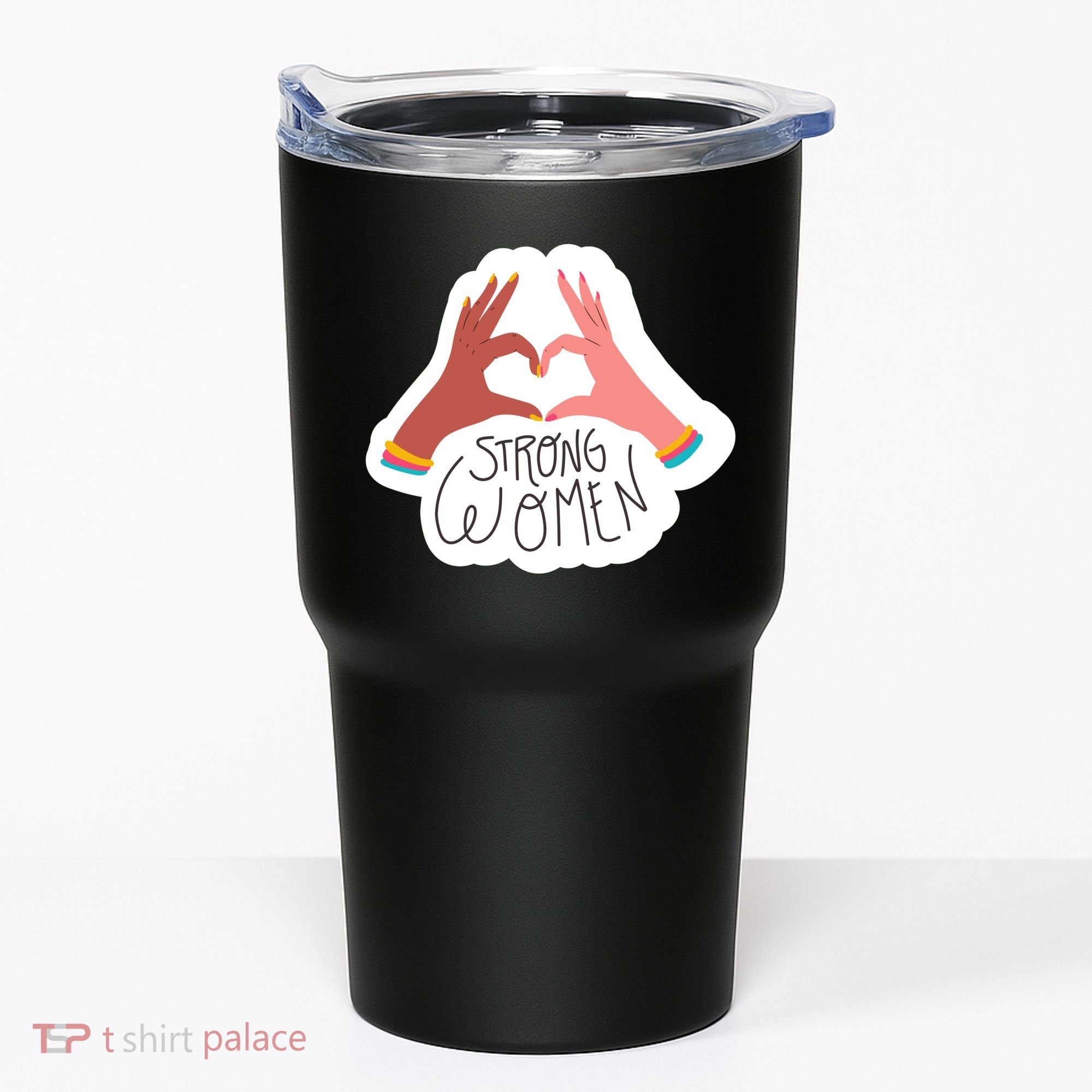 Strong Women Heart Tumbler