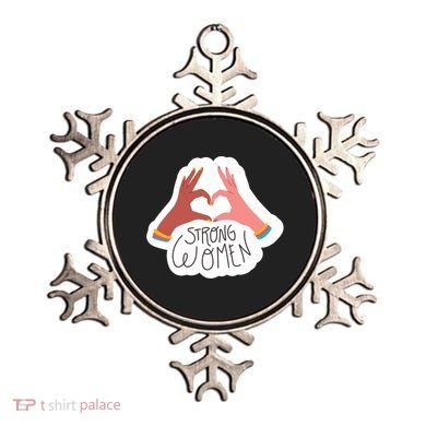 Strong Women Heart Ornament