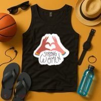 Strong Women Heart Tank Top thumb 4