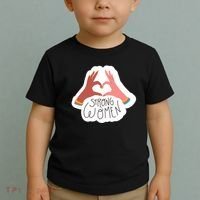 Strong Women Heart Toddler T-Shirt thumb 2