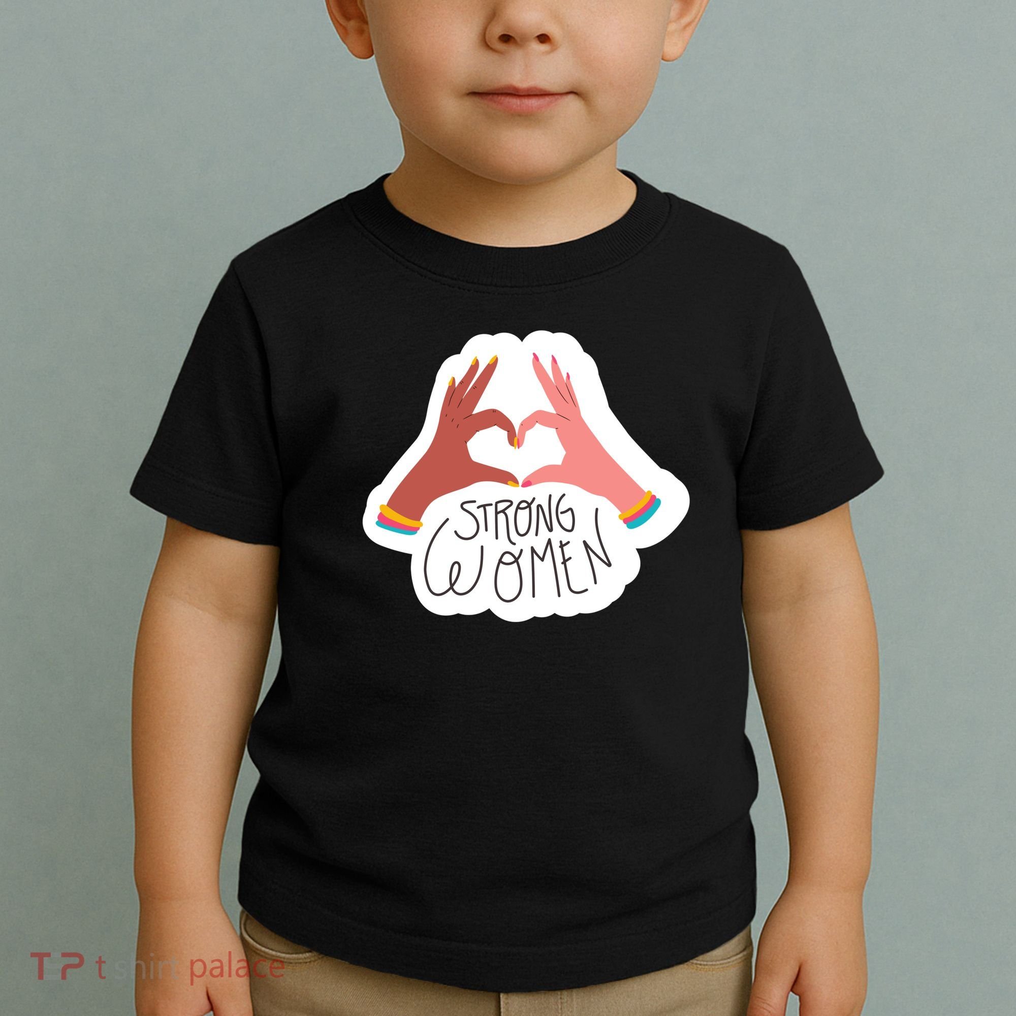 Strong Women Heart Toddler T-Shirt