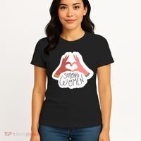 Strong Women Heart Women's T-Shirt thumb 4