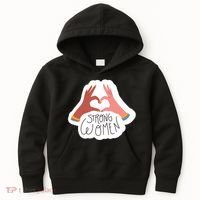 Strong Women Heart Kids Hoodie thumb 0