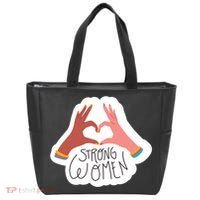 Strong Women Heart Tote Bag thumb 0