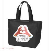Strong Women Heart Tote Bag thumb 3
