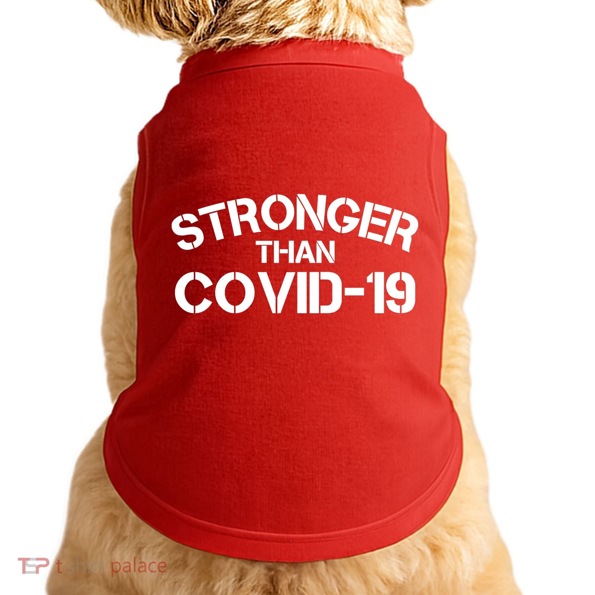 Stronger Than Covid 19 Doggie Tank