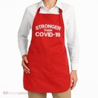 Stronger Than Covid 19 Apron thumb 2