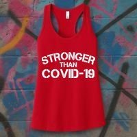Stronger Than Covid 19 Women's Tank Top thumb 3