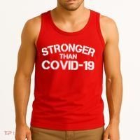 Stronger Than Covid 19 Tank Top thumb 3