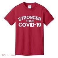 Stronger Than Covid 19 Kids T-Shirt thumb 0