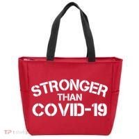 Stronger Than Covid 19 Tote Bag thumb 0