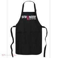 Stronger Than You Think Breast Cancer Ribbon  Apron thumb 0