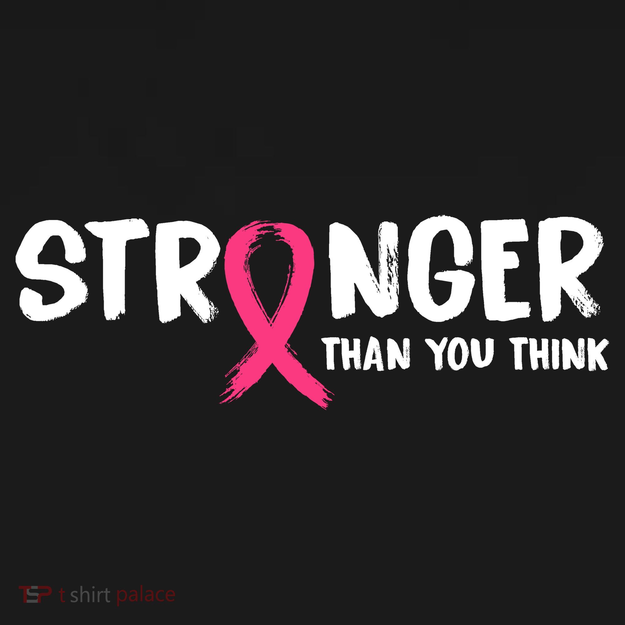 Stronger Than You Think Breast Cancer Ribbon  Visor