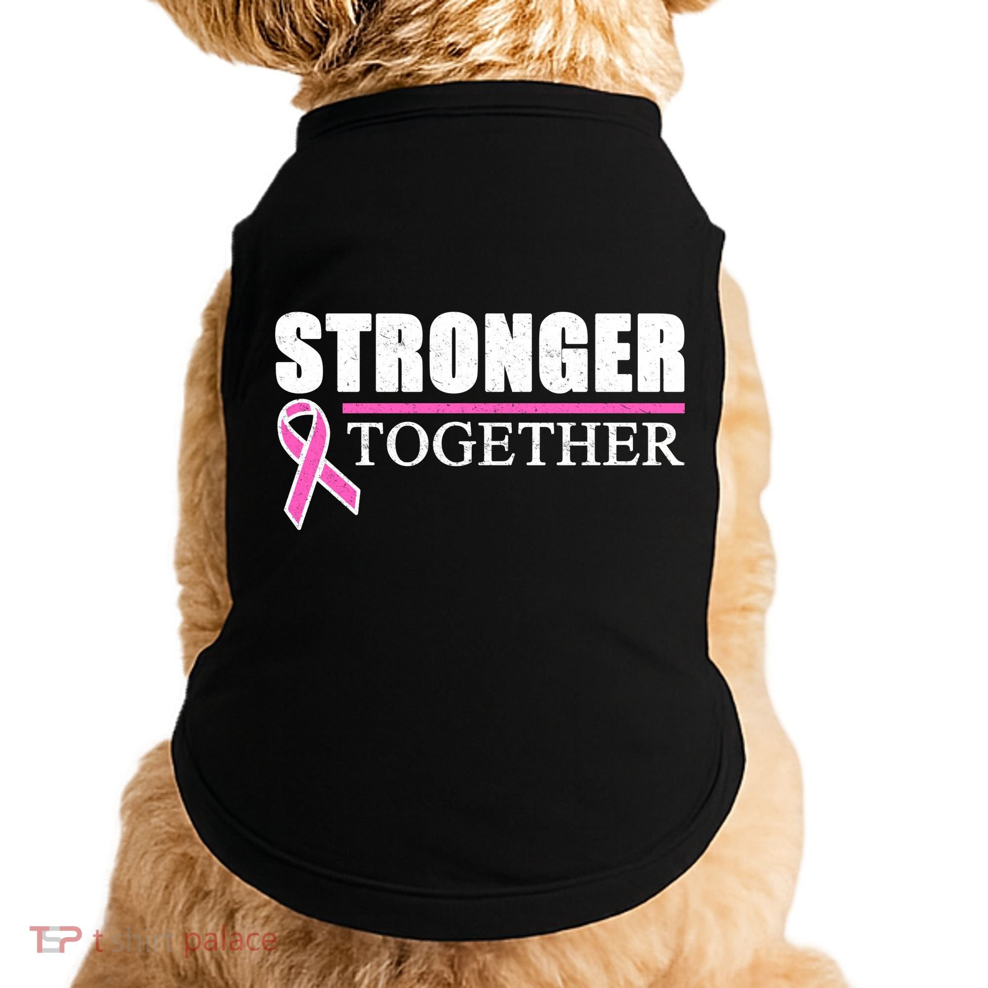 Stronger Together Breast Cancer Awareness Doggie Tank