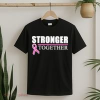 Stronger Together Breast Cancer Awareness T-Shirt thumb 2