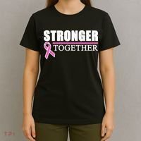Stronger Together Breast Cancer Awareness T-Shirt thumb 4