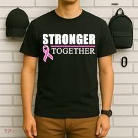 Stronger Together Breast Cancer Awareness T-Shirt thumb 6
