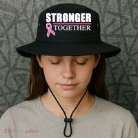 Stronger Together Breast Cancer Awareness Bucket Hat thumb 3