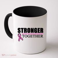 Stronger Together Breast Cancer Awareness Coffee Mug thumb 0
