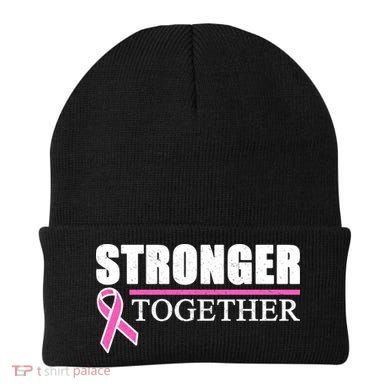 Stronger Together Breast Cancer Awareness Beanie