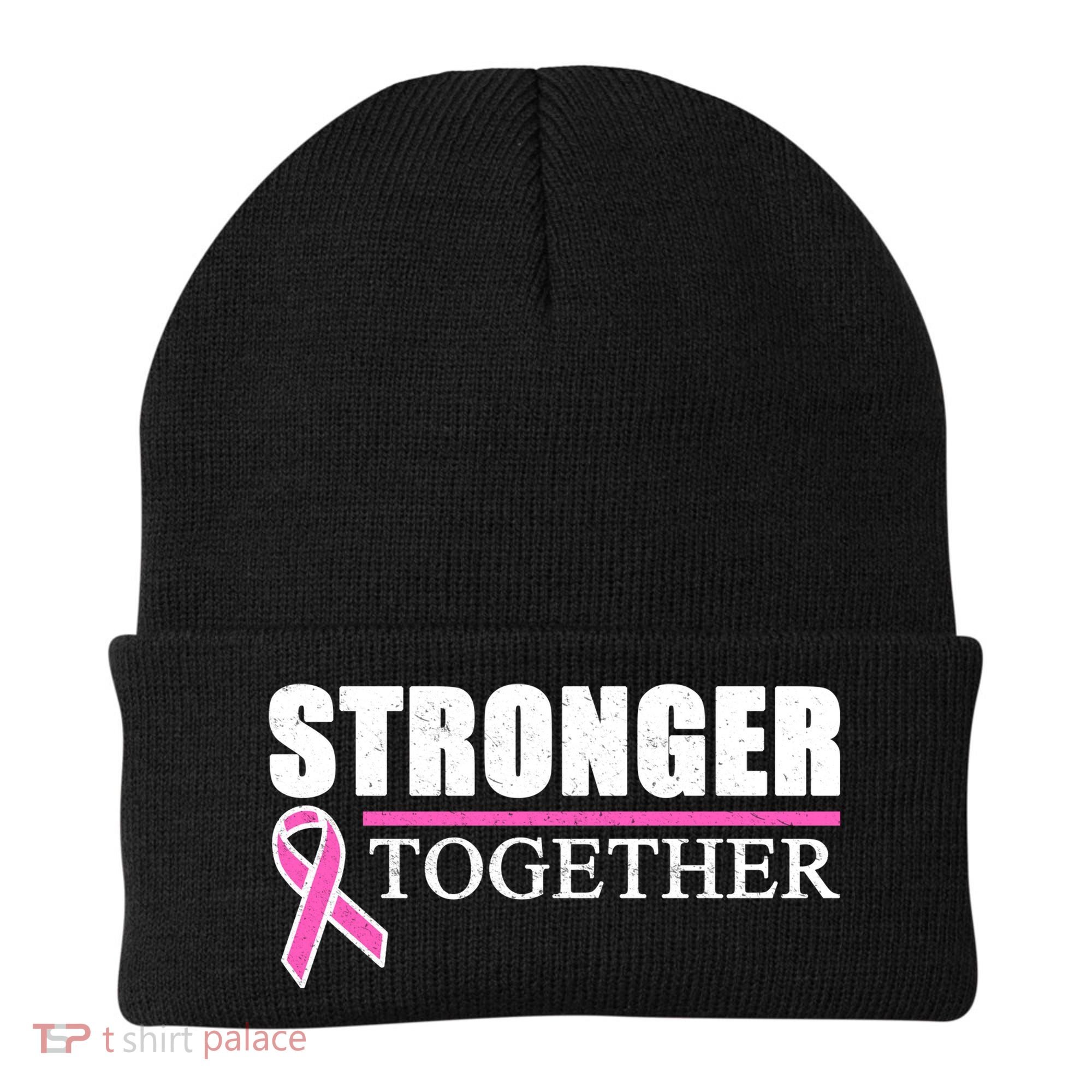 Stronger Together Breast Cancer Awareness Beanie