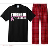 Stronger Together Breast Cancer Awareness Pajama Set thumb 0