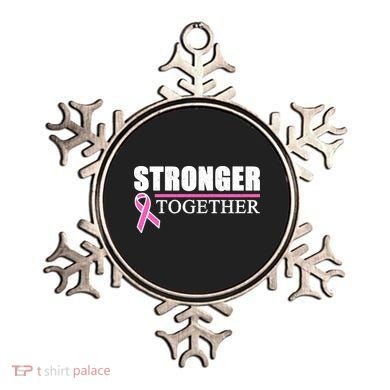 Stronger Together Breast Cancer Awareness Ornament