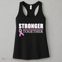 Stronger Together Breast Cancer Awareness Women's Tank Top thumb 3