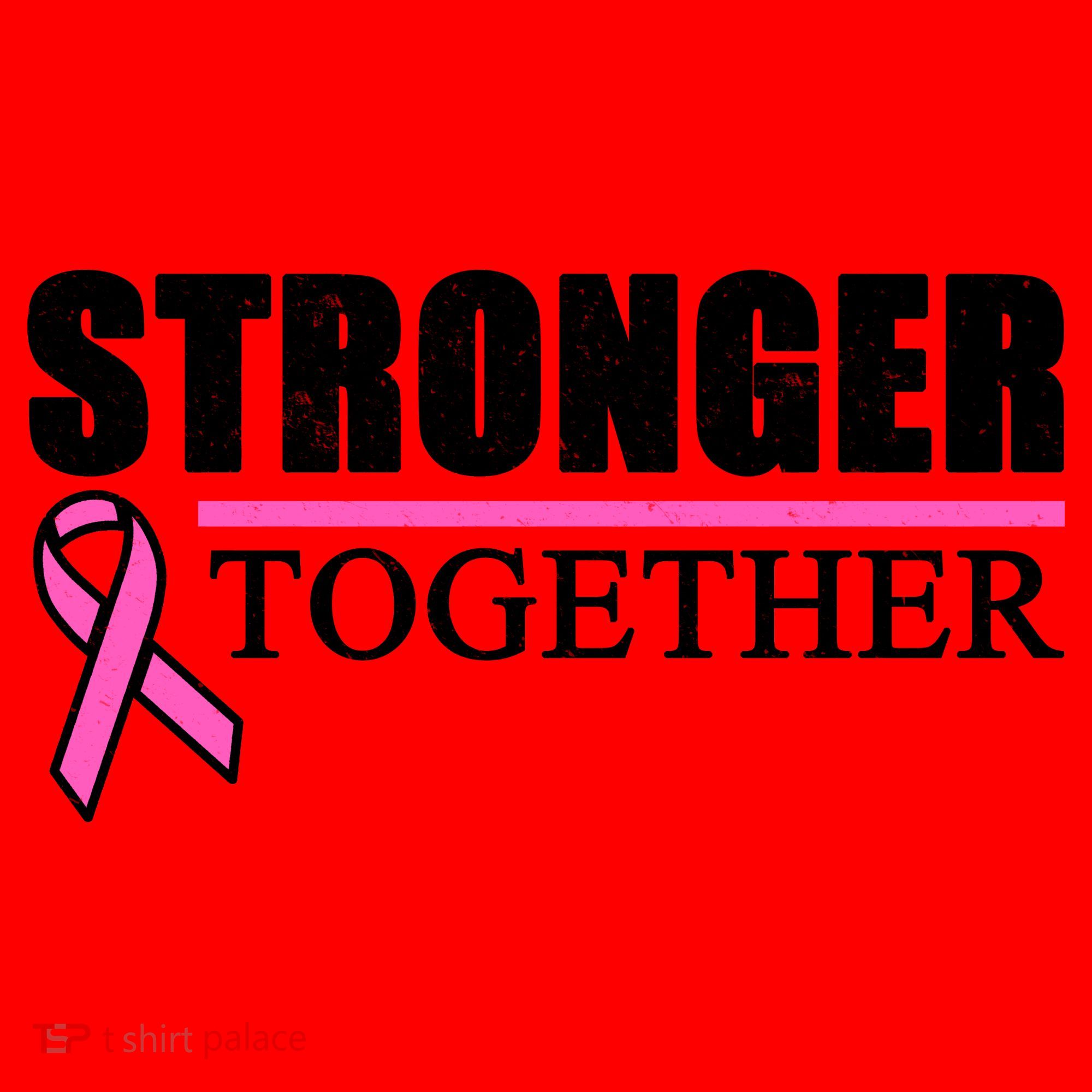 Stronger Together Breast Cancer Awareness Santa Hat