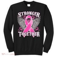 Stronger Together Support Breast Cancer Awareness  Sweatshirt thumb 0