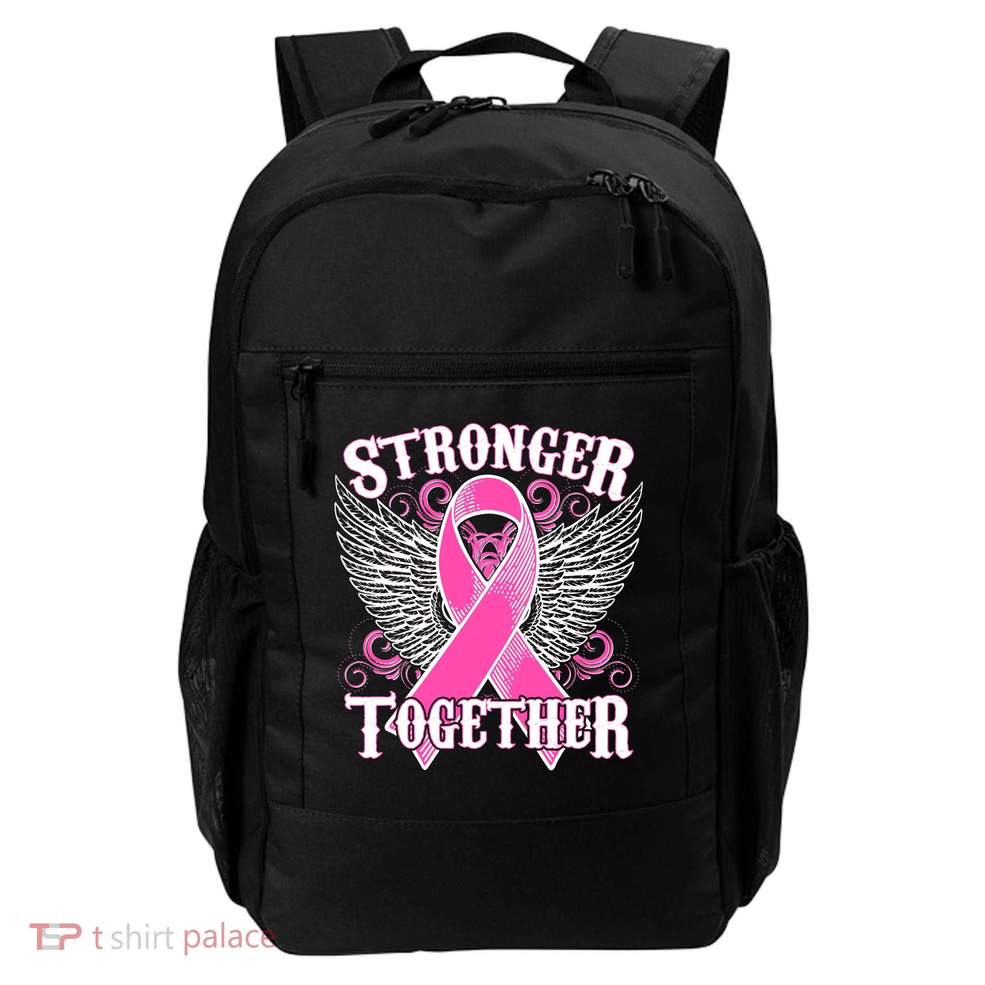 Stronger Together Support Breast Cancer Awareness  Backpack