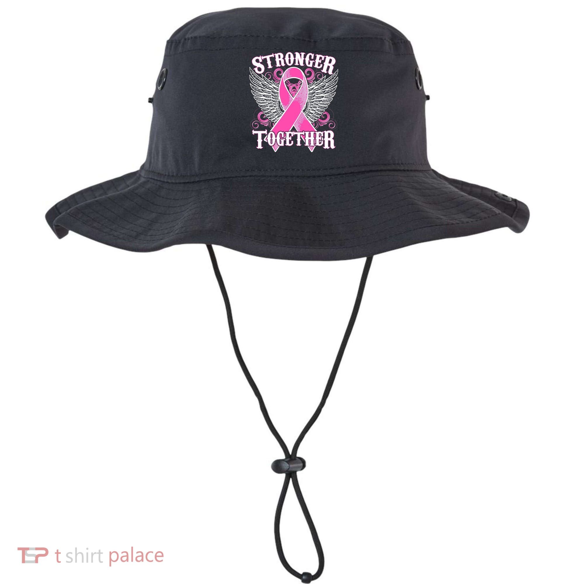 Stronger Together Support Breast Cancer Awareness  Bucket Hat
