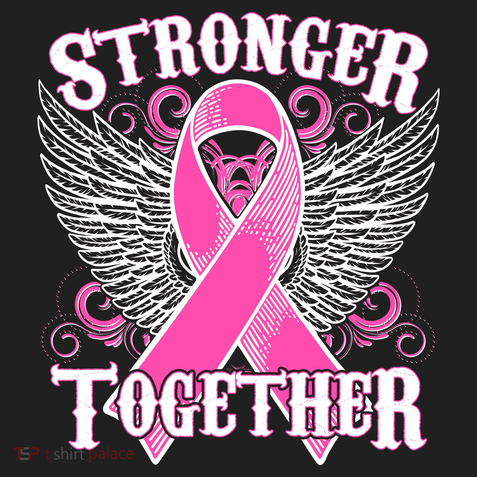 Stronger Together Support Breast Cancer Awareness  Beanie